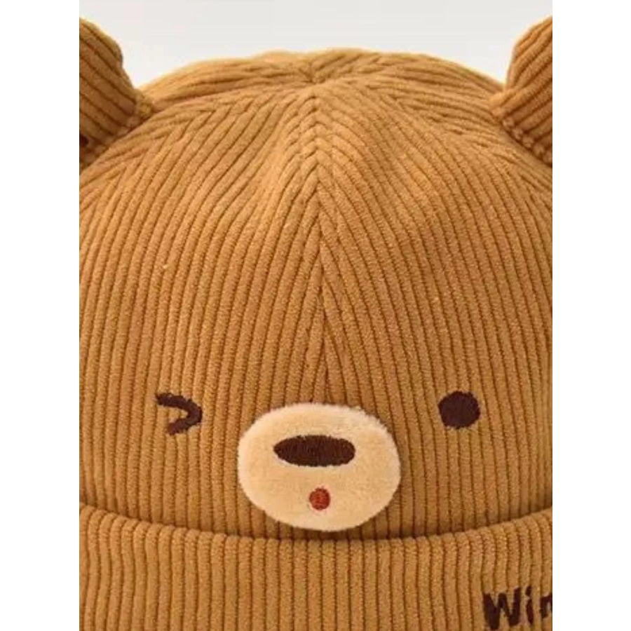 Children’s Bear Ear Corduroy Hat Apparel and Accessories