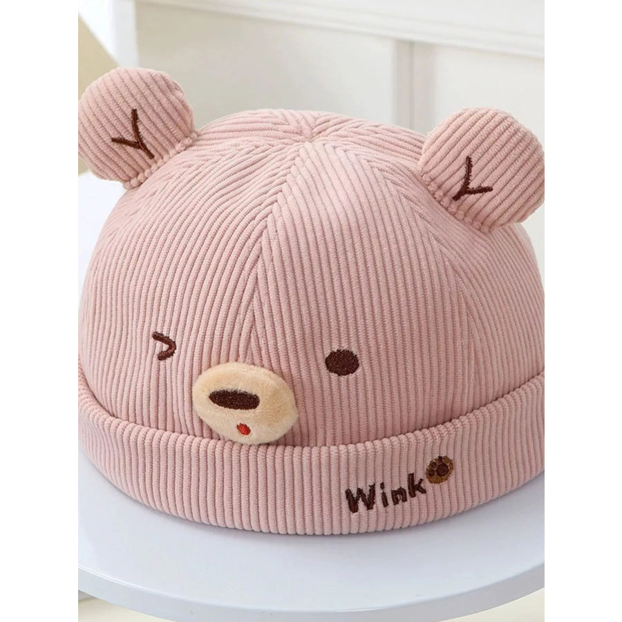 Children’s Bear Ear Corduroy Hat Apparel and Accessories