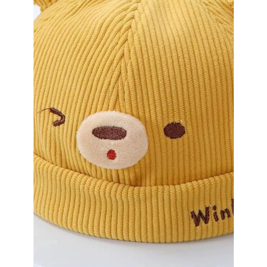 Children’s Bear Ear Corduroy Hat Apparel and Accessories