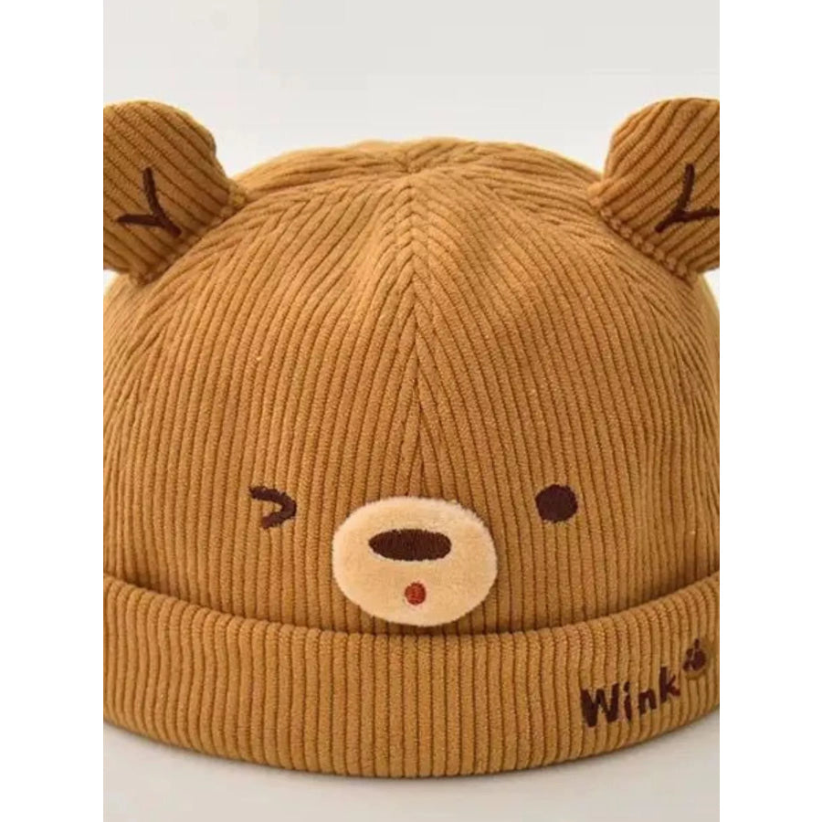 Children’s Bear Ear Corduroy Hat Apparel and Accessories