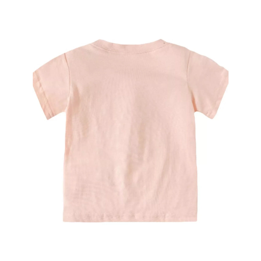 Children’s Bears Rainbow Graphic Round Neck T-Shirt Apparel and Accessories