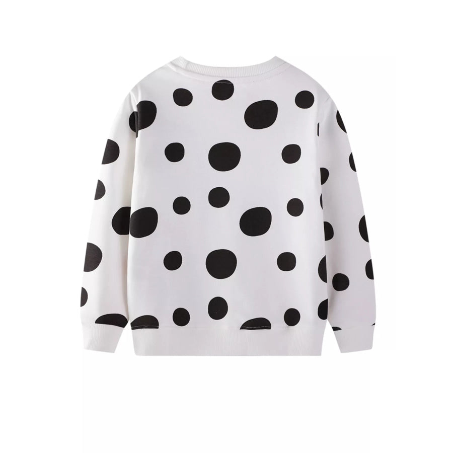 Children’s Bee Applique Polka Dot Sweatshirt Apparel and Accessories