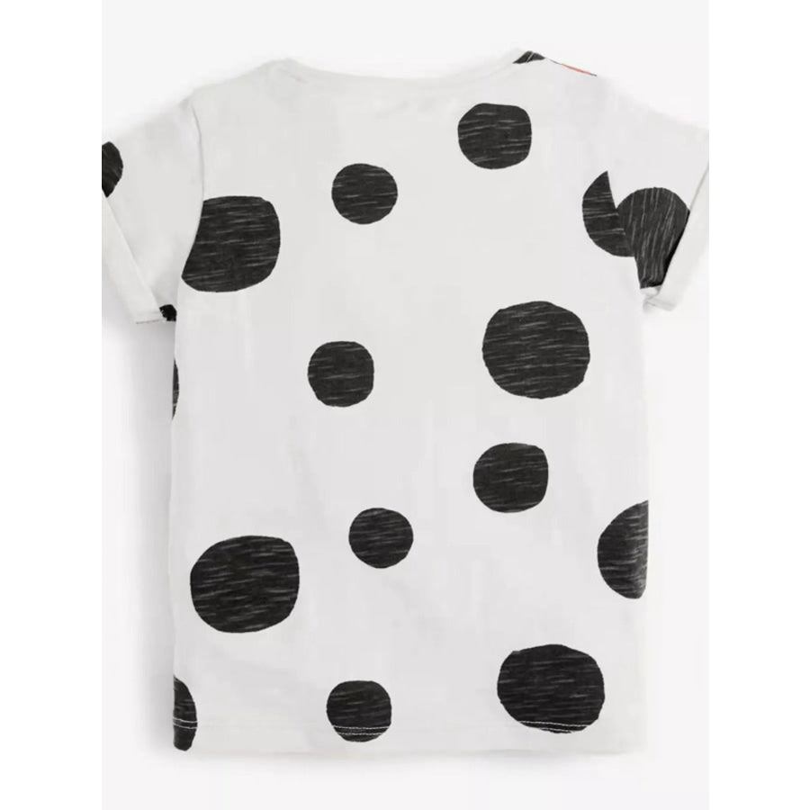 Children’s Bee Applique Polka Dot T-Shirt Apparel and Accessories