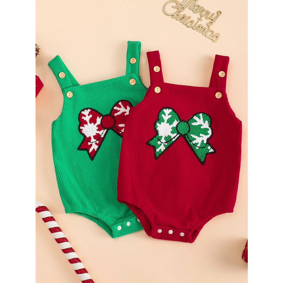 Children’s Bow Corduroy One-Piece Apparel and Accessories