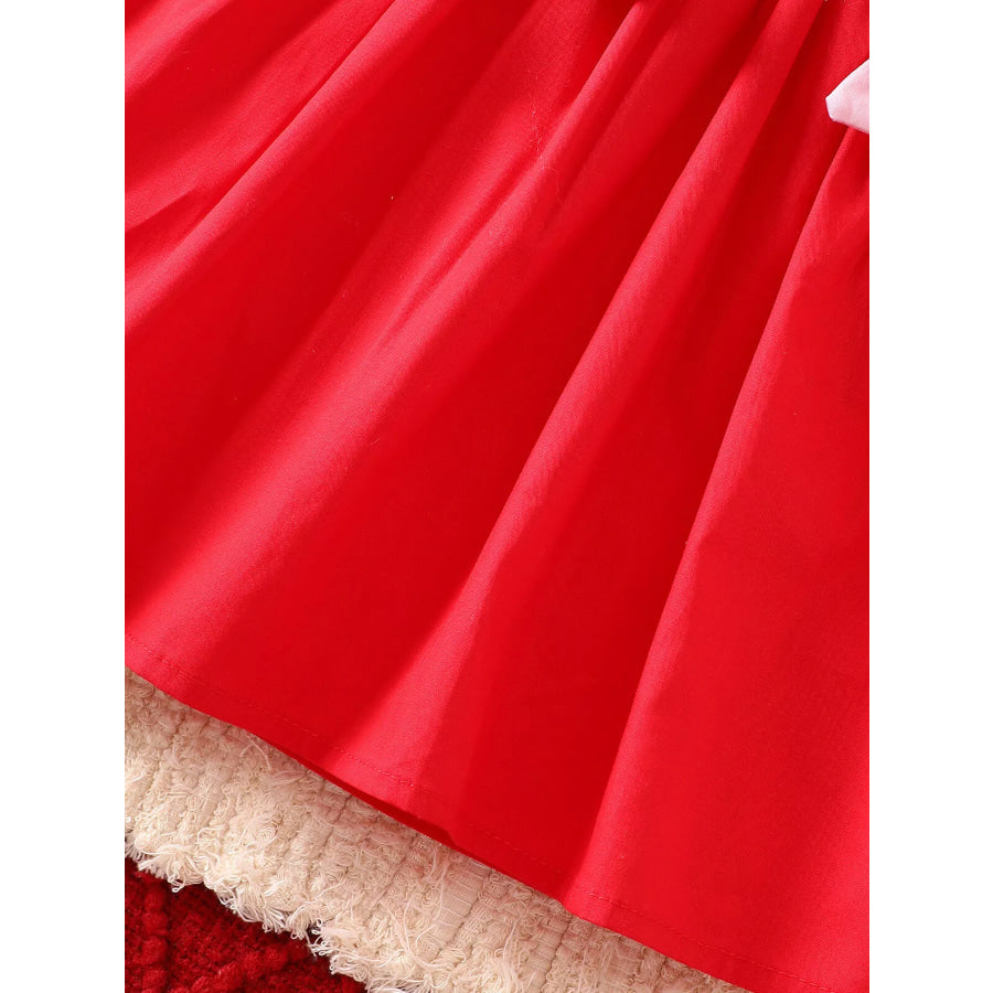 Children’s Bow Long Sleeve Dress Apparel and Accessories