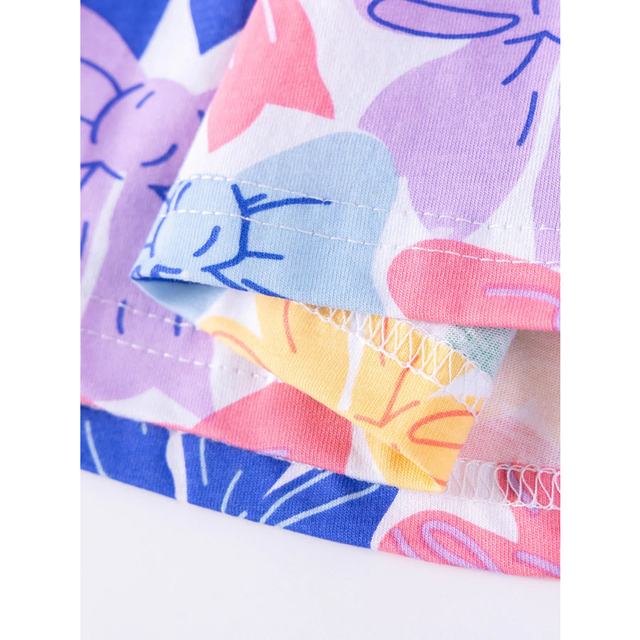 Children’s Bow Print Tiered Dress Apparel and Accessories