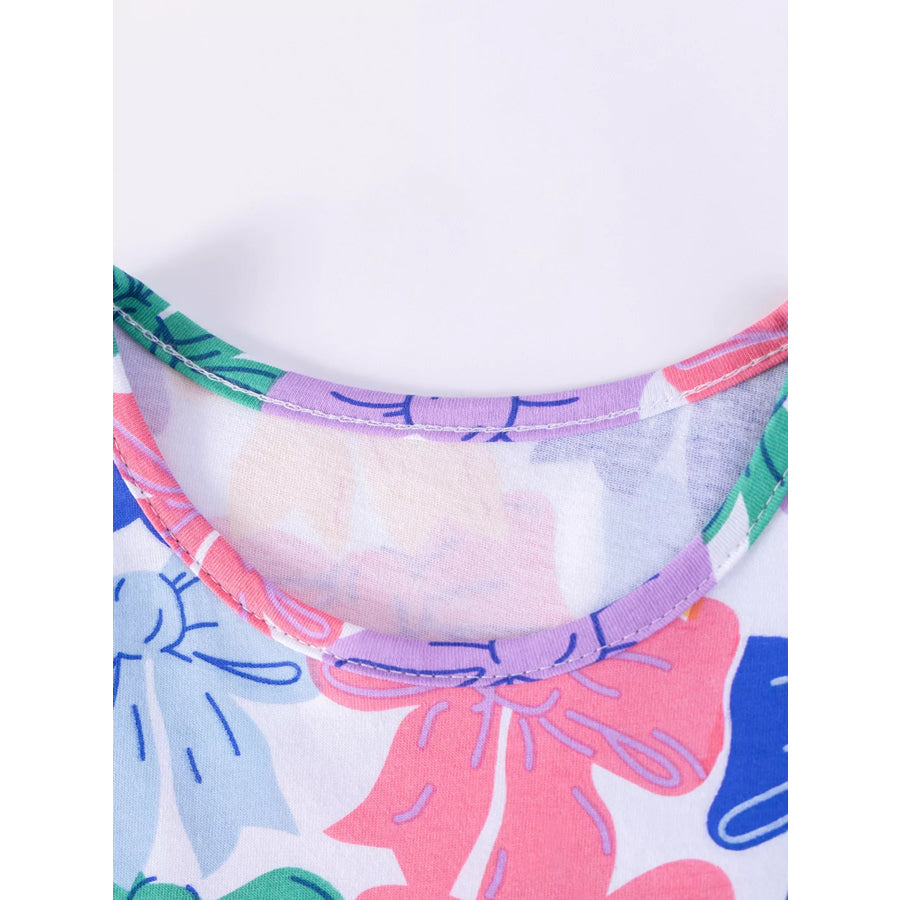 Children’s Bow Print Tiered Dress Apparel and Accessories