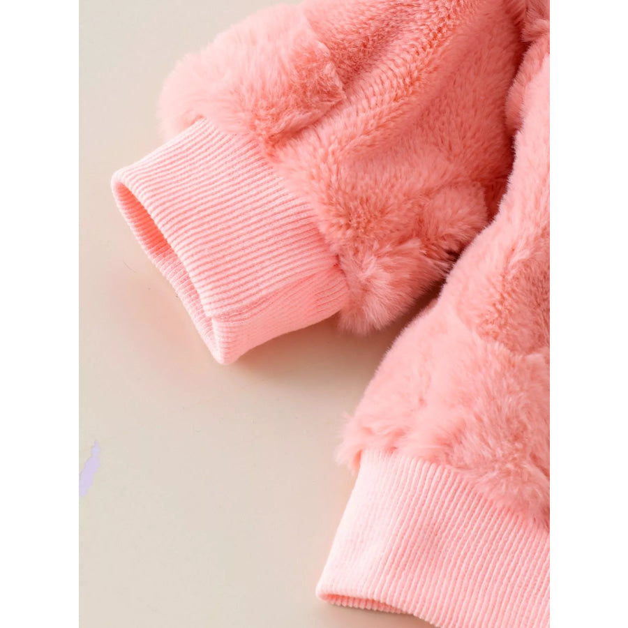 Children’s Bow Round Neck Top and Pants Set Apparel and Accessories
