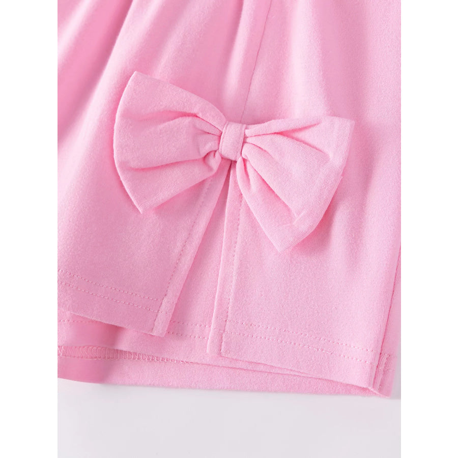 Children’s Bow T-Shirt & Shorts Set Apparel and Accessories
