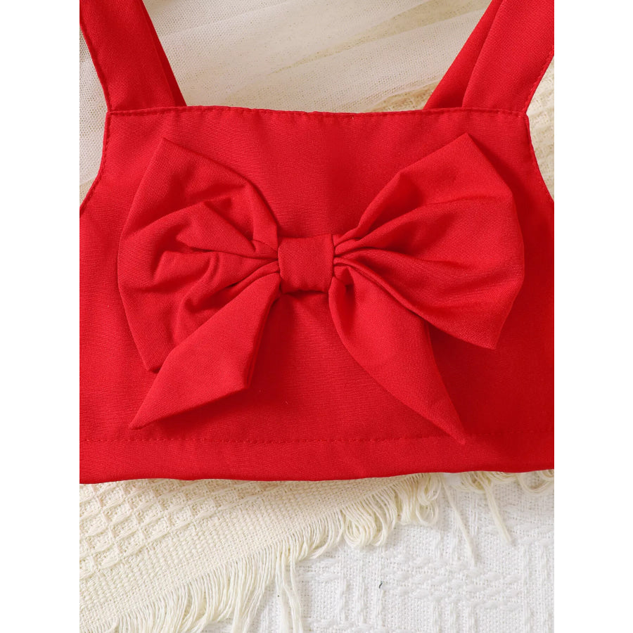 Children’s Bow Tank and Shorts Set Apparel Accessories