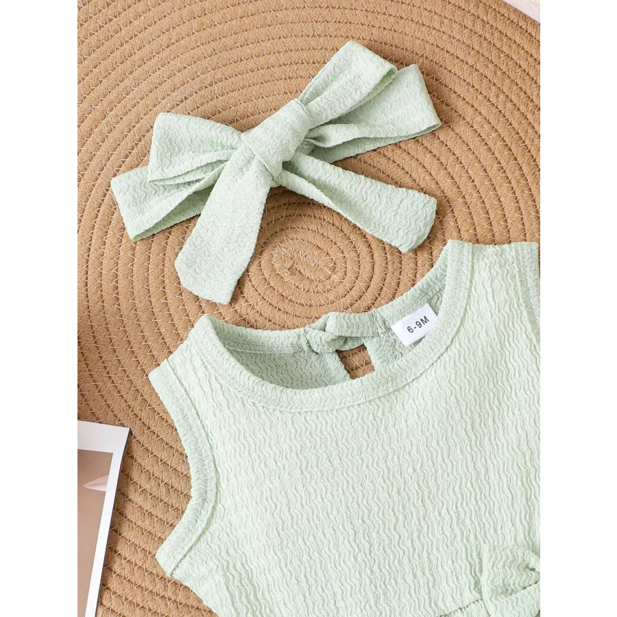 Children’s Bow Tank and Shorts Set Apparel and Accessories