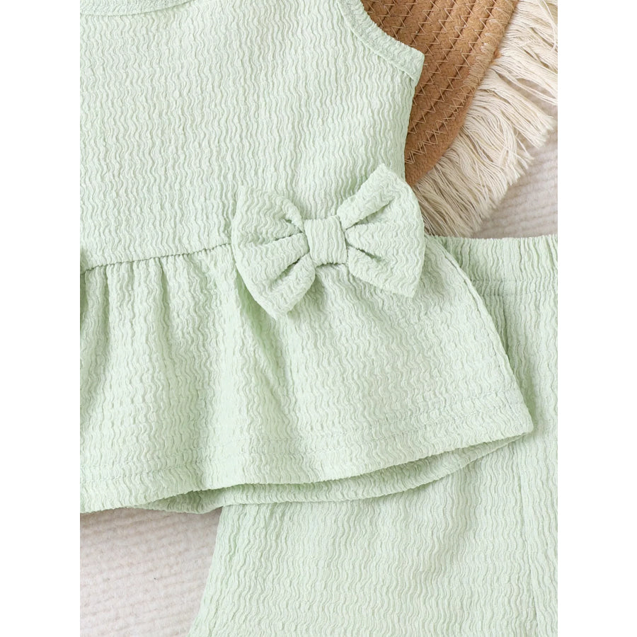 Children’s Bow Tank and Shorts Set Apparel and Accessories