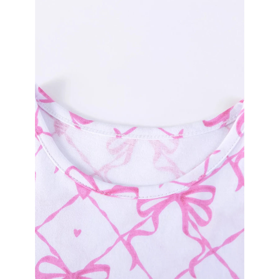 Children’s Bowknot Pattern Tulle Layered Dress Apparel and Accessories