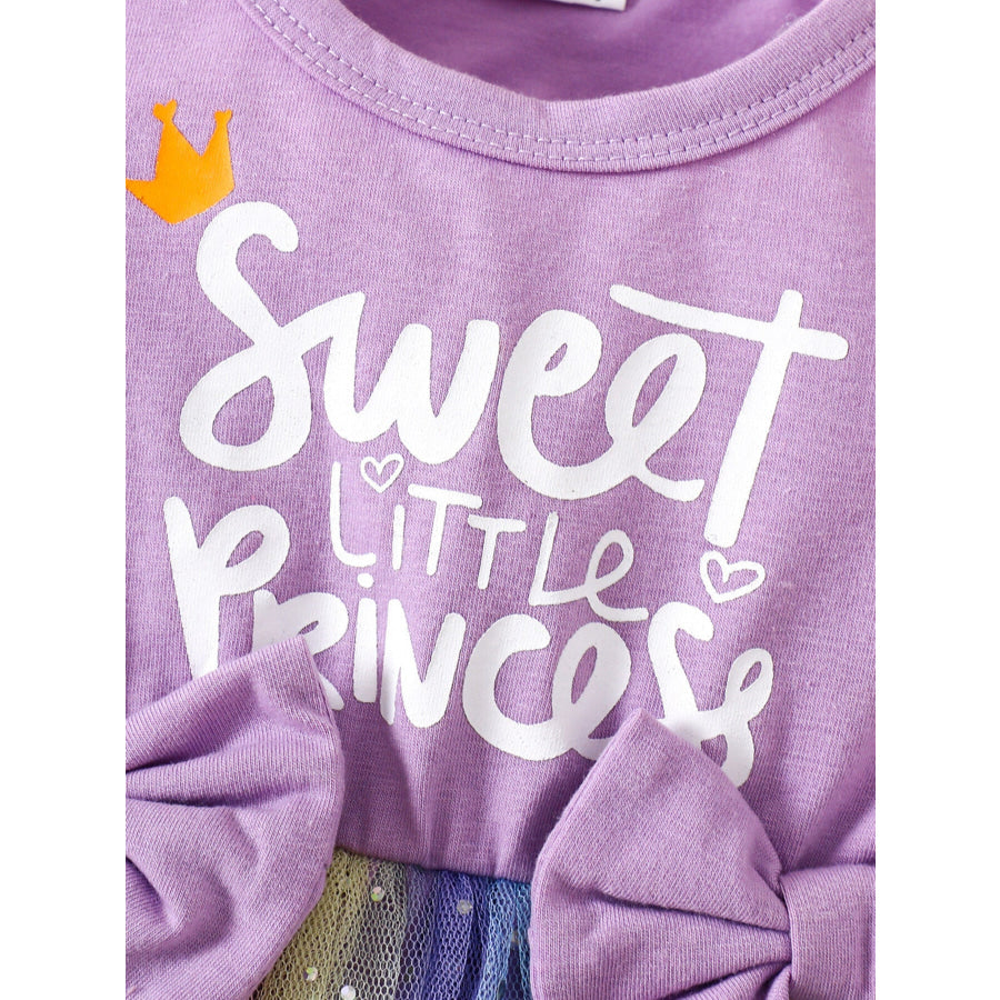 Children’s Bowknot Tulle Dress with Headband Apparel and Accessories