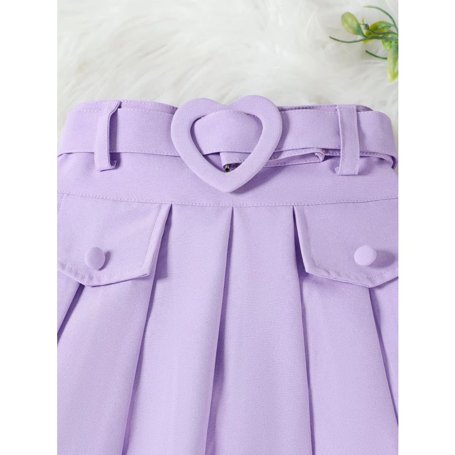 Children’s Bowknot Vest & Pleated Skirt Set Apparel and Accessories