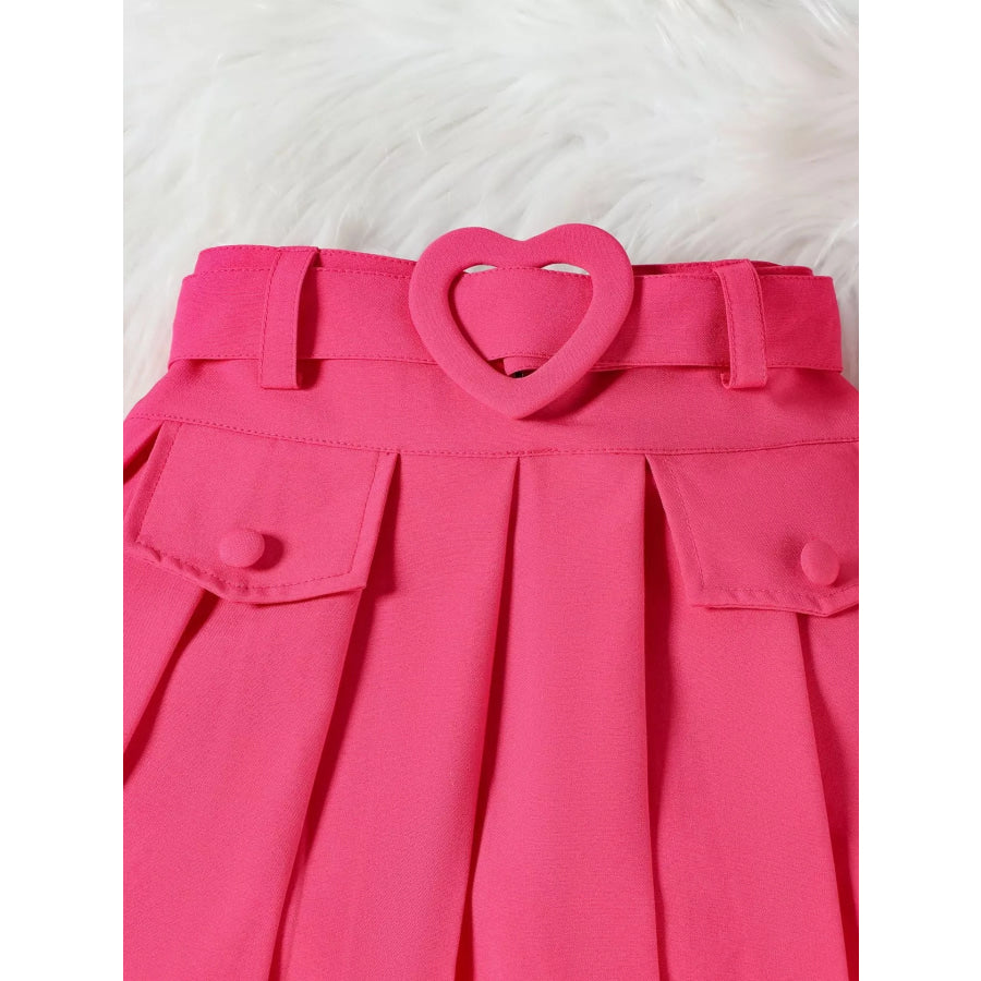 Children’s Bowknot Vest & Pleated Skirt Set Apparel and Accessories