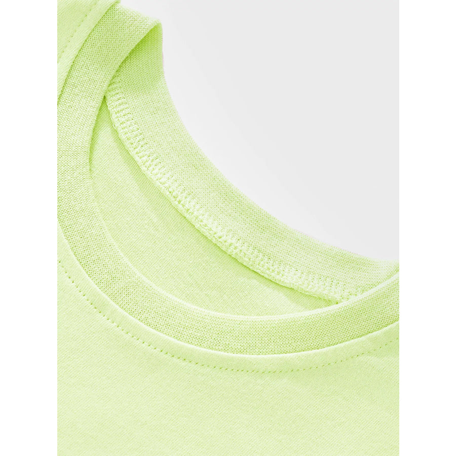 Children’s Bunny Applique Short Sleeve T-Shirt Apparel and Accessories