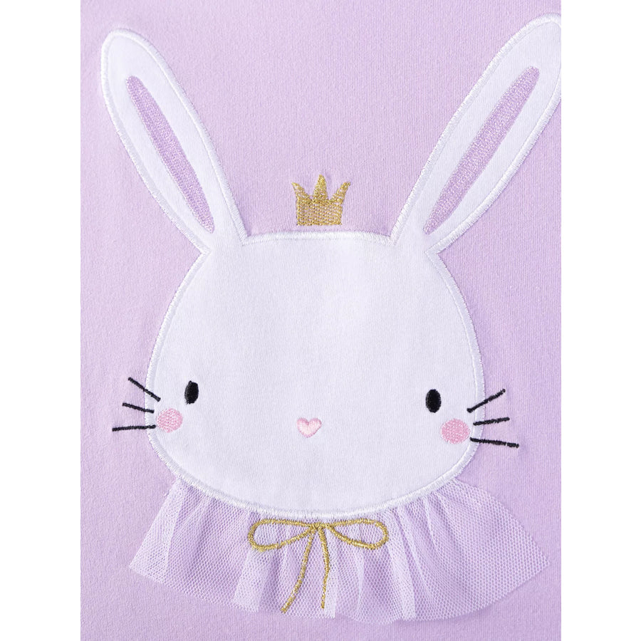Children’s Bunny Graphic Short Sleeve T-Shirt Apparel and Accessories