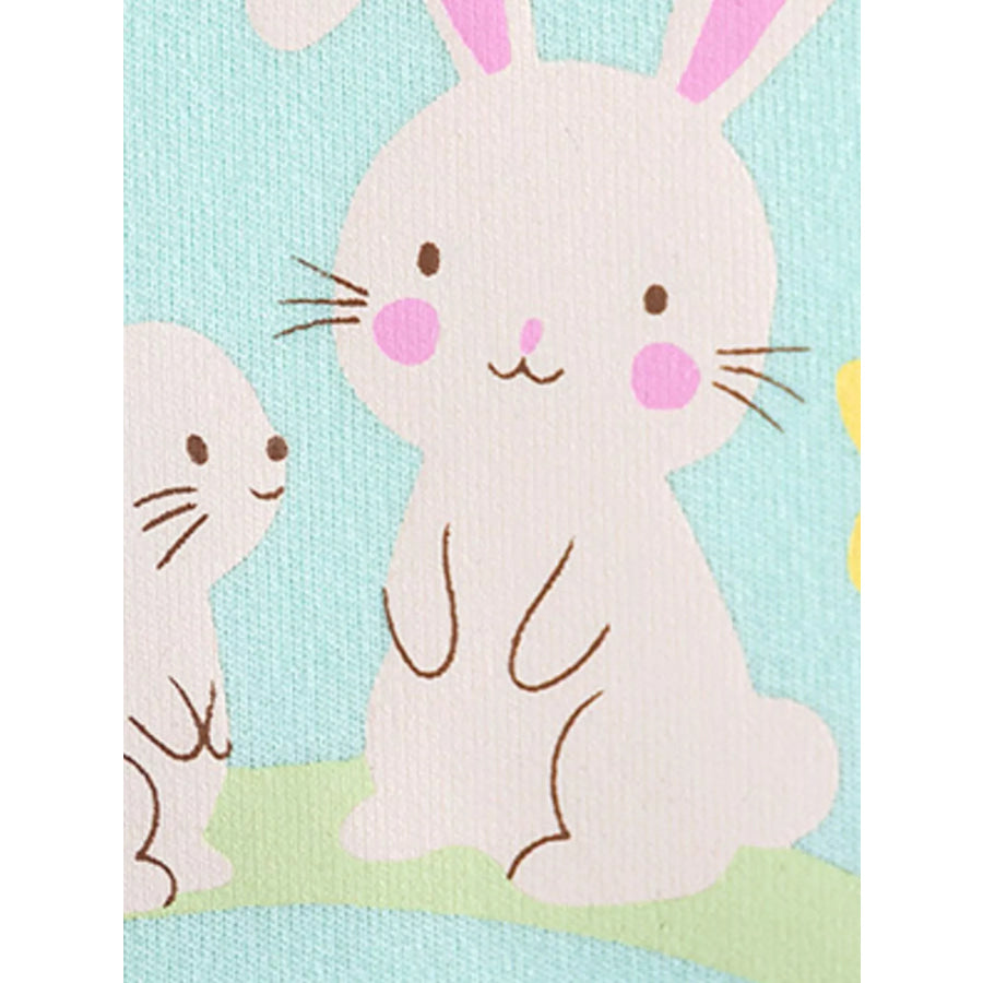 Children’s Bunny Graphic Sweatshirt and Leggings Set Apparel and Accessories