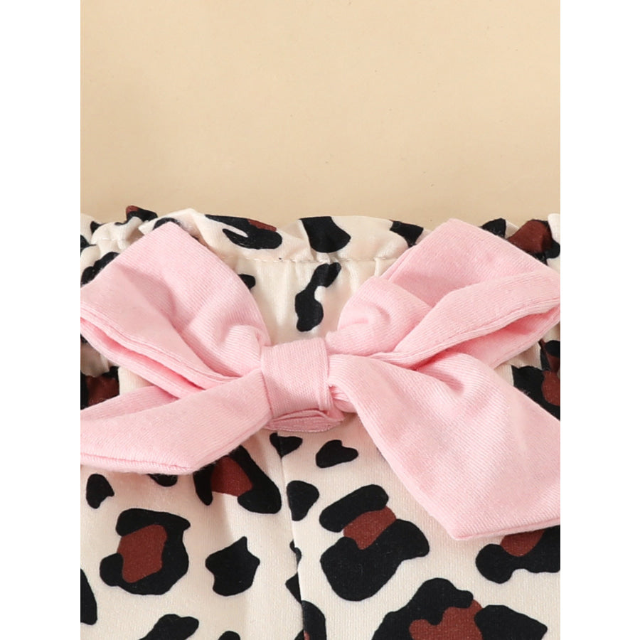 Children’s Bunny Long Sleeve Bodysuit and Pants Set with Headscarf Apparel and Accessories