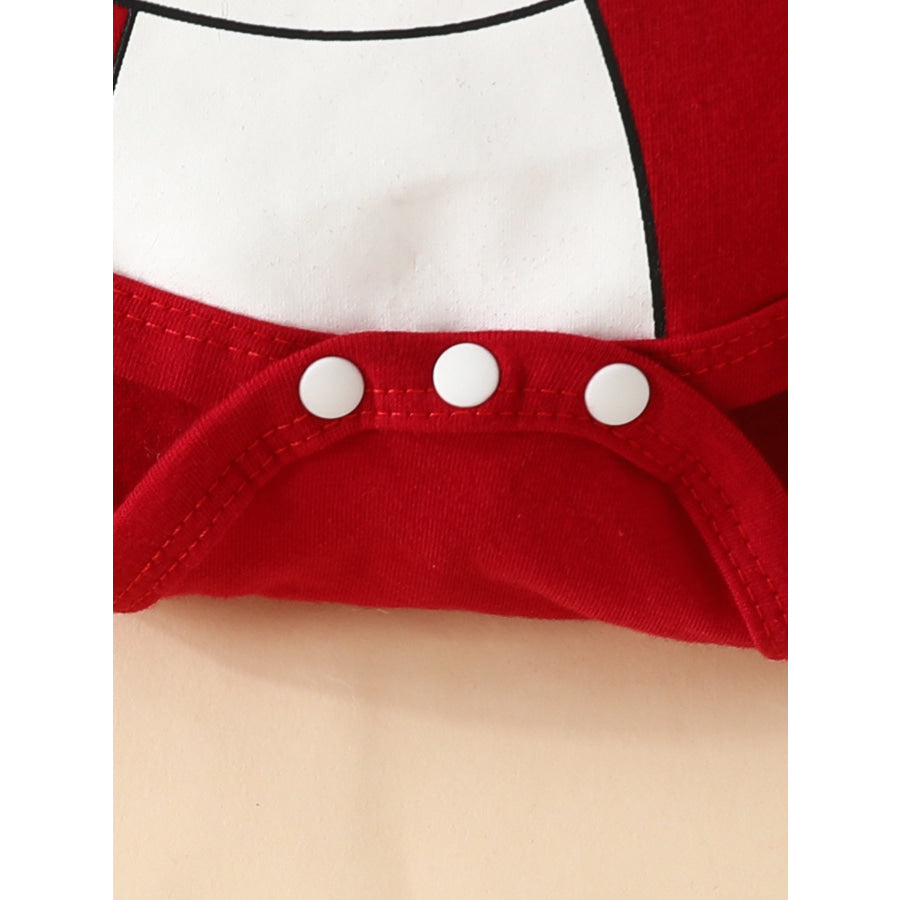Children’s Bunny Long Sleeve Bodysuit and Pants Set with Headscarf Apparel and Accessories