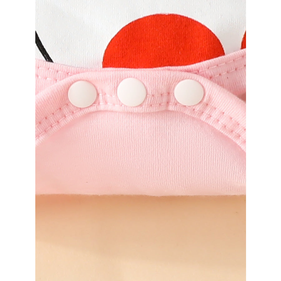 Children’s Bunny Long Sleeve Bodysuit and Pants Set with Headscarf Apparel and Accessories