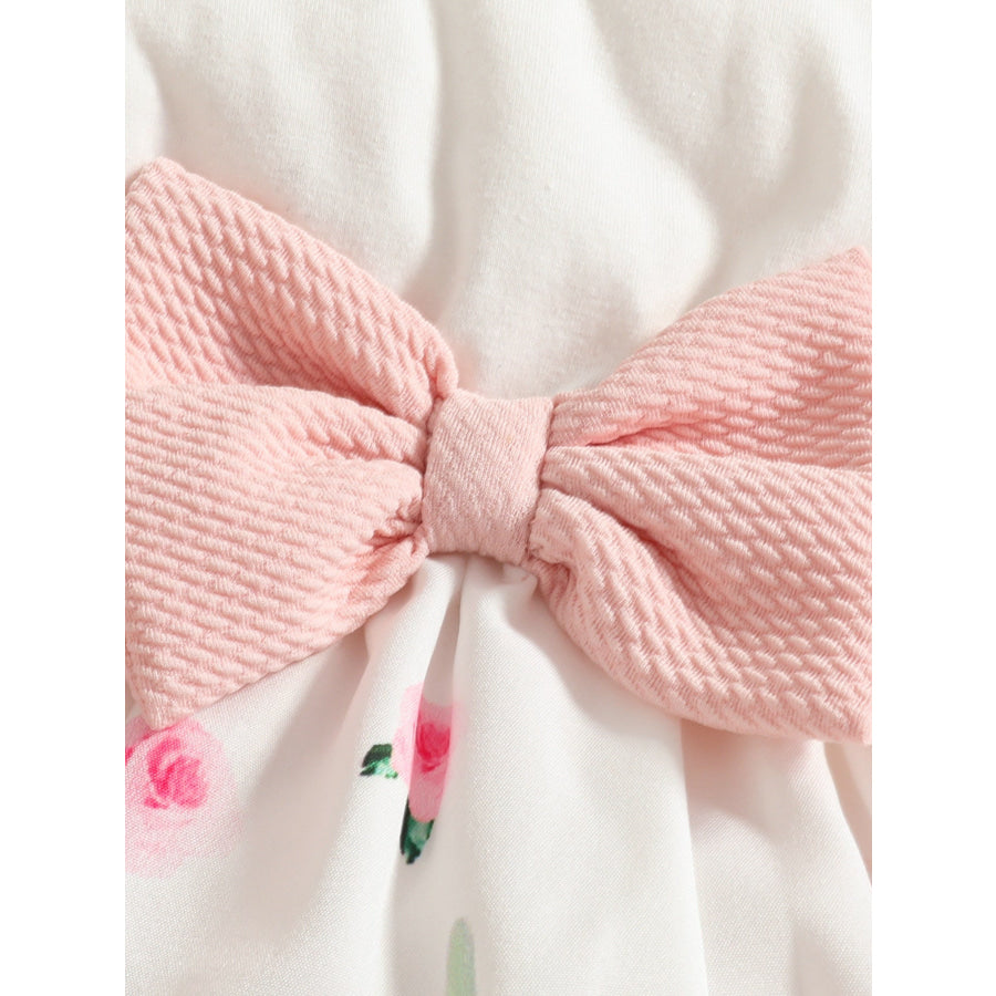 Children’s Bunny Print Dress with Ruffle Cardigan & Headband Set Apparel and Accessories