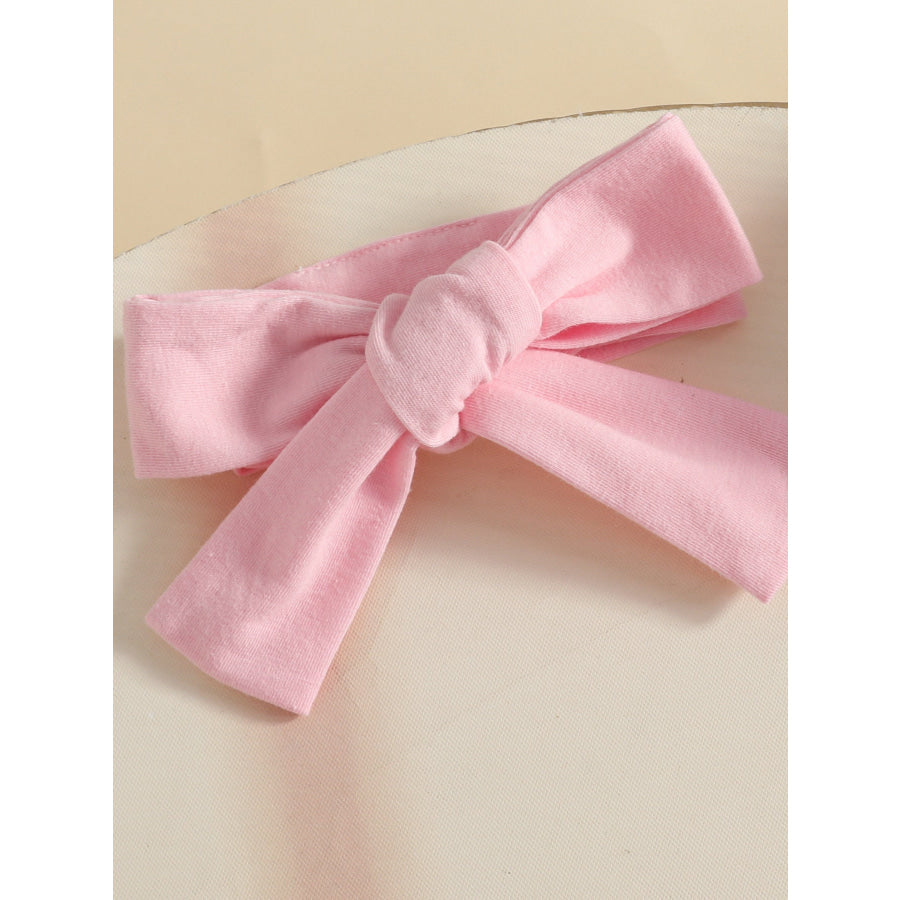 Children’s Bunny Print Ruffled Dress with Headband Apparel and Accessories