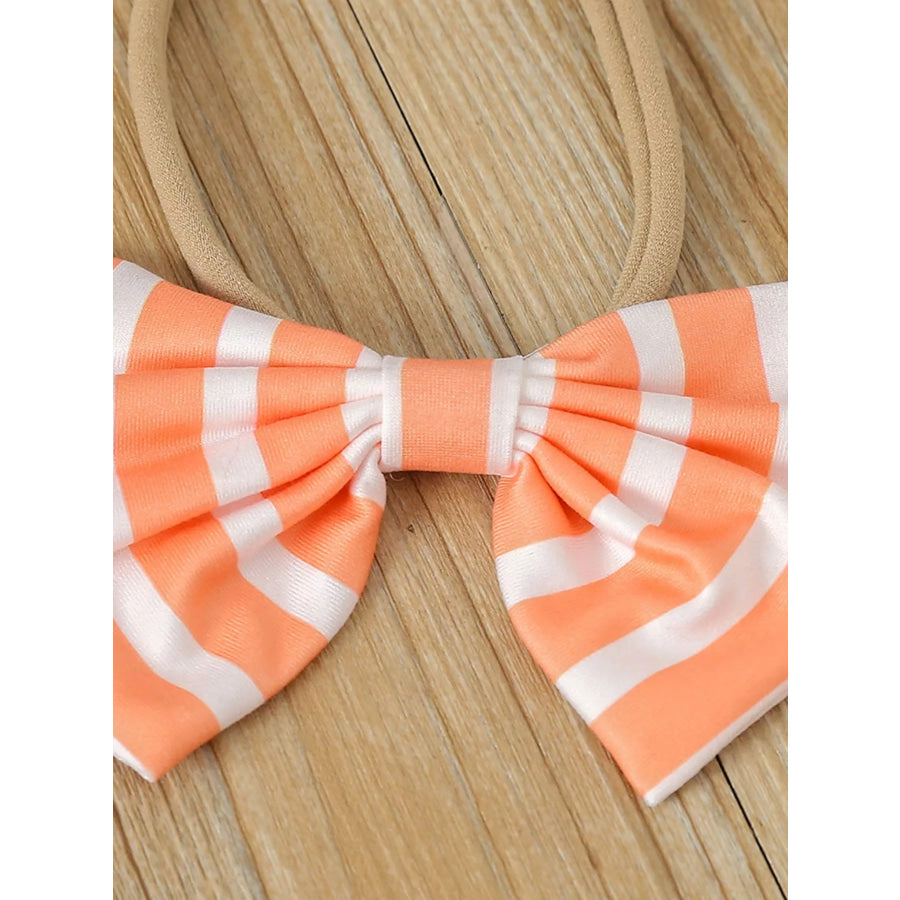 Children’s Bunny Round Neck Tee and Pants Set Apparel and Accessories
