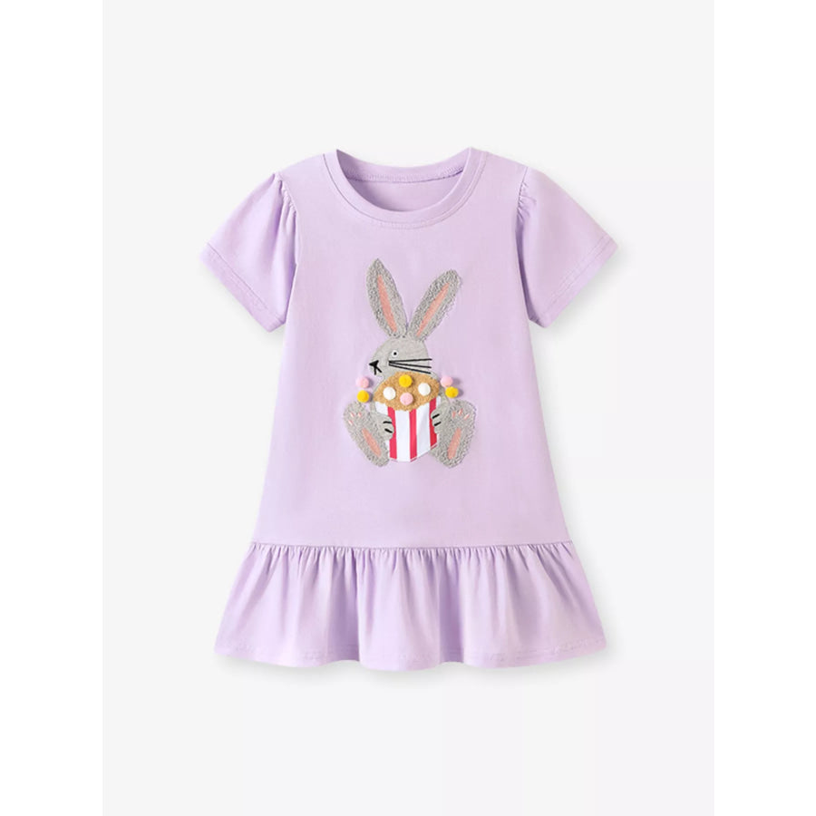 Children’s Bunny Ruffled Hem Dress Apparel and Accessories