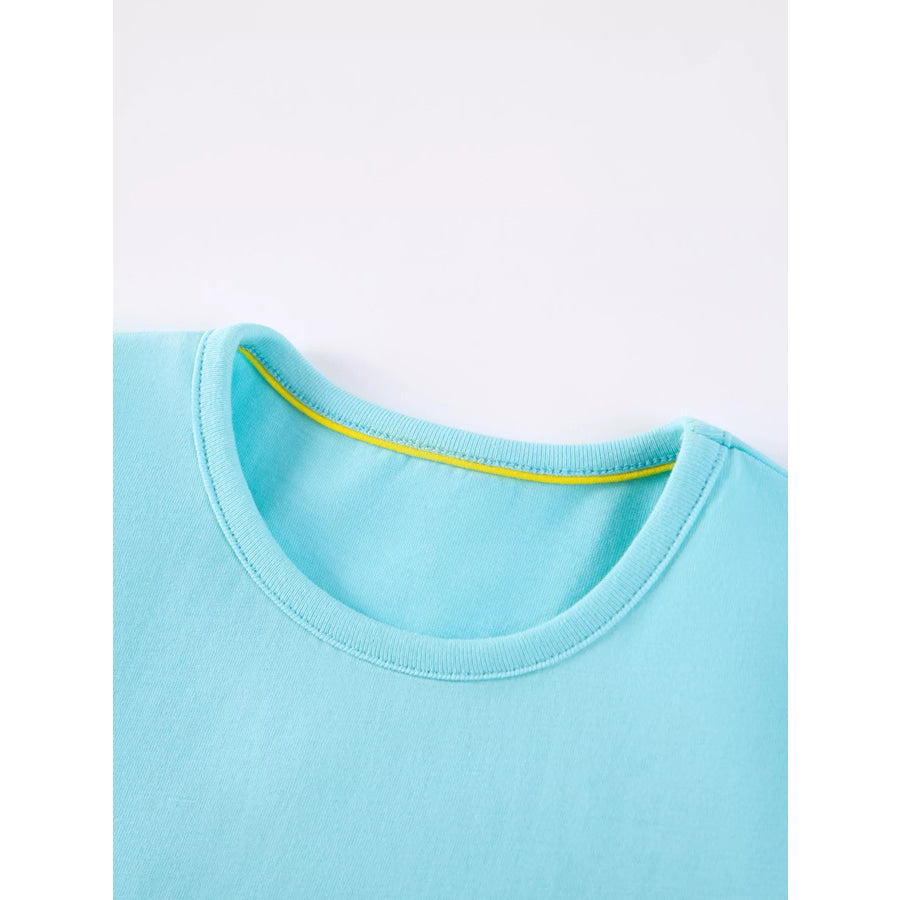 Children’s Bunny Striped Sleeve Casual Dress Apparel and Accessories