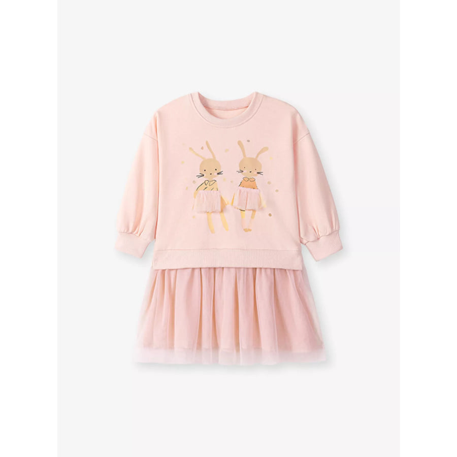 Children’s Bunny Tulle Layered Dress Apparel and Accessories