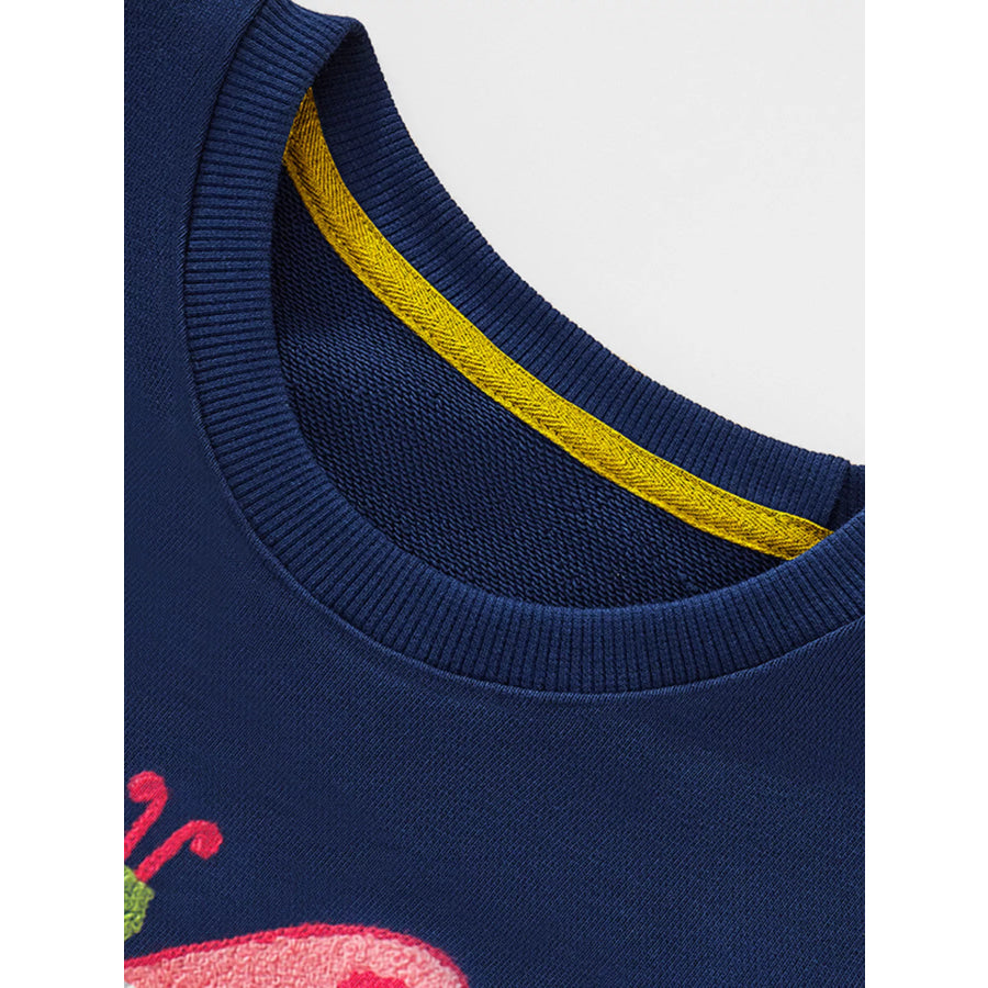 Children’s Butterfly Crew Neck Sweatshirt Apparel and Accessories