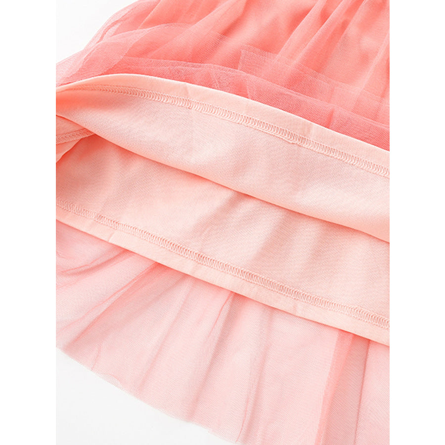 Children’s Butterfly Embroidered Tulle Layered Dress Apparel and Accessories