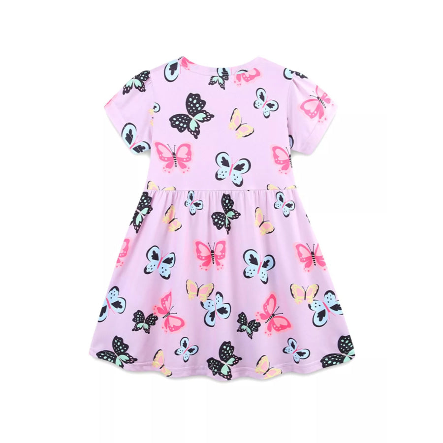 Children’s Butterfly Print Casual Dress Apparel and Accessories