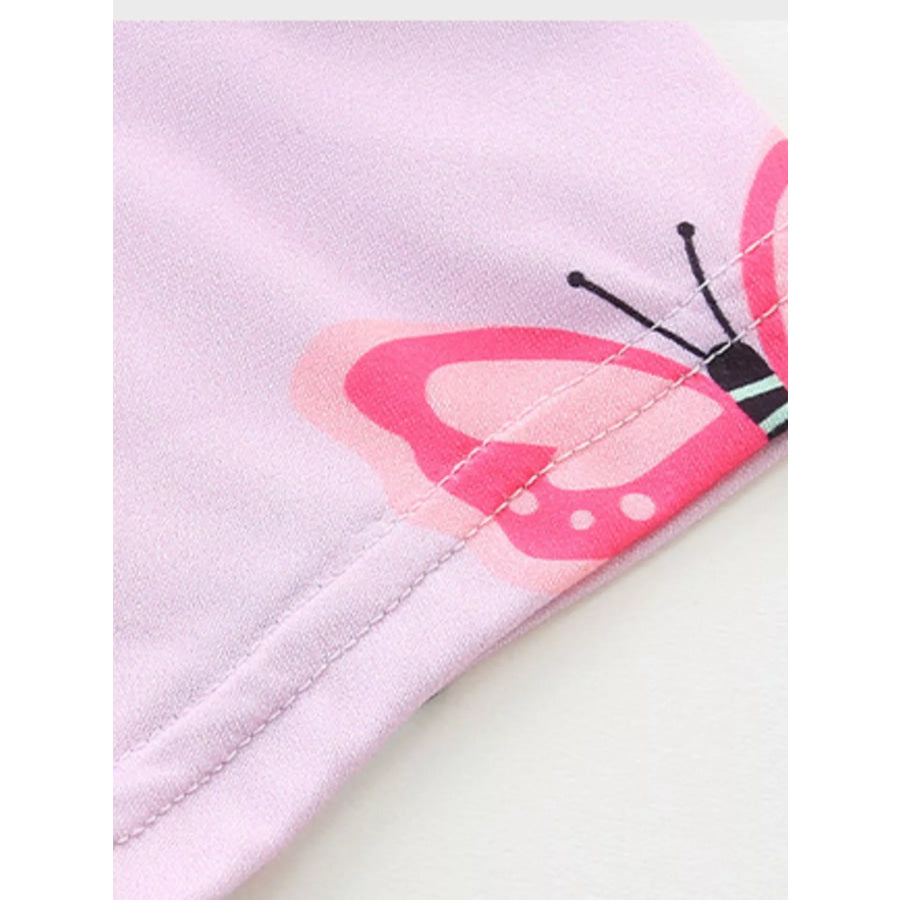 Children’s Butterfly Print Casual Dress Apparel and Accessories