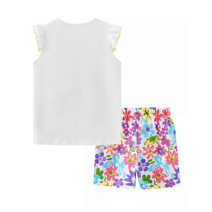 Children’s Butterfly Print Summer Set Apparel and Accessories