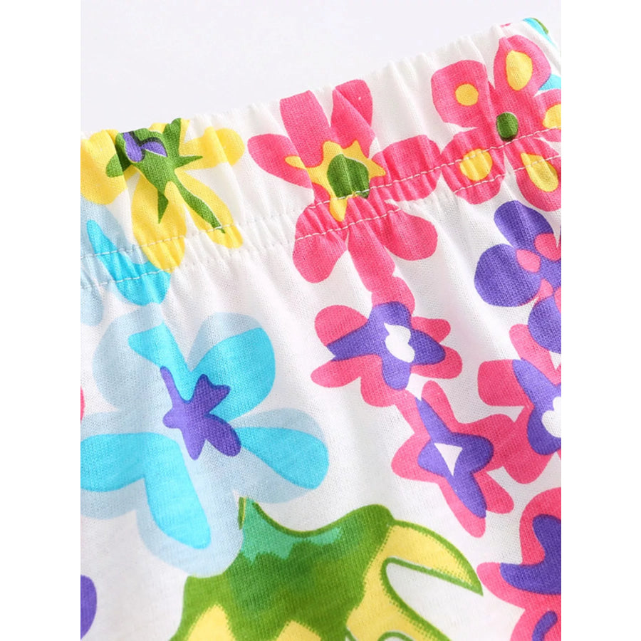Children’s Butterfly Print Summer Set Apparel and Accessories
