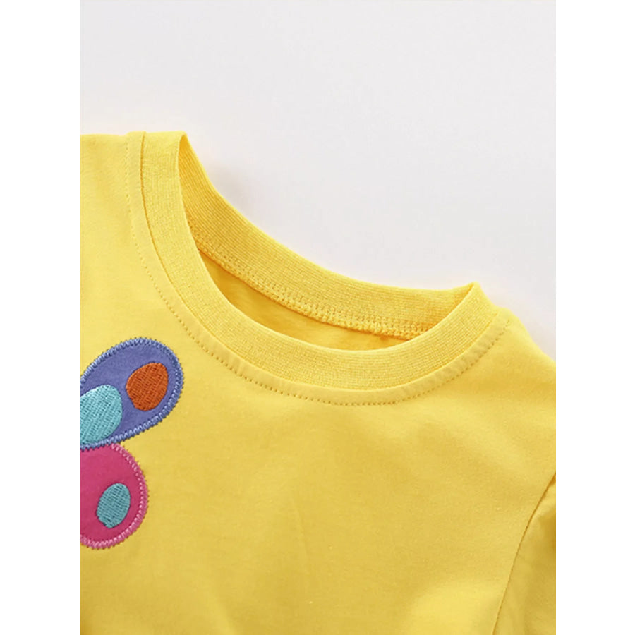 Children’s Butterfly Rainbow Casual Dress Apparel and Accessories