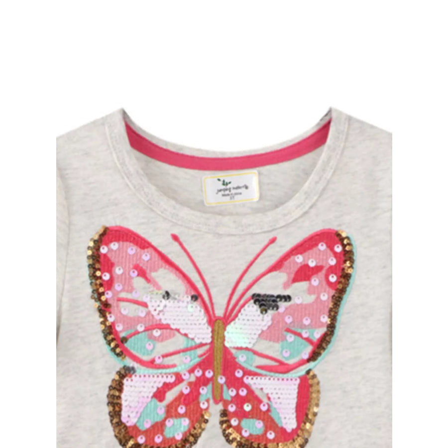 Children’s Butterfly Sequin Rainbow Tulle Dress Apparel and Accessories
