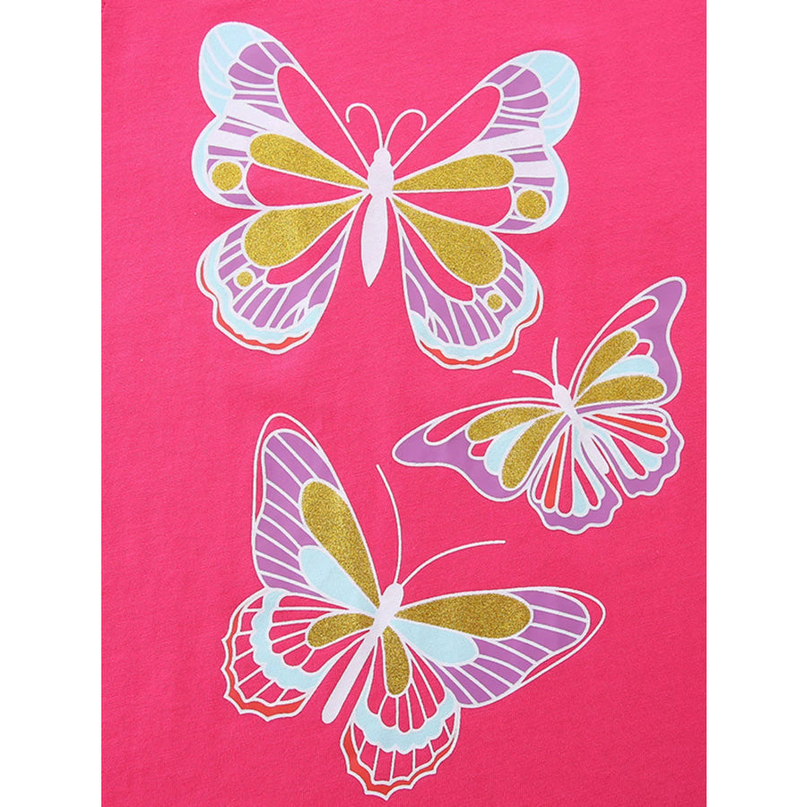 Children’s Butterfly Top and Shorts Set Apparel and Accessories