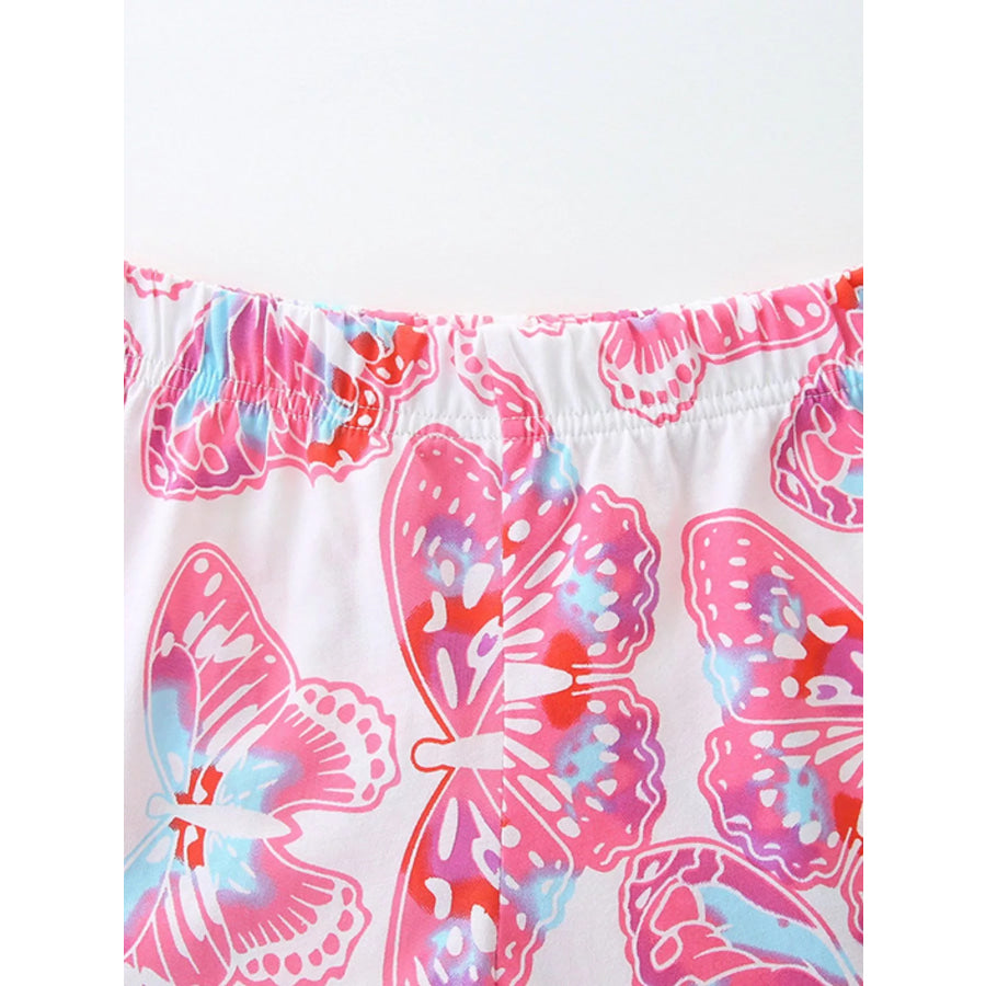 Children’s Butterfly Top and Shorts Set Apparel and Accessories