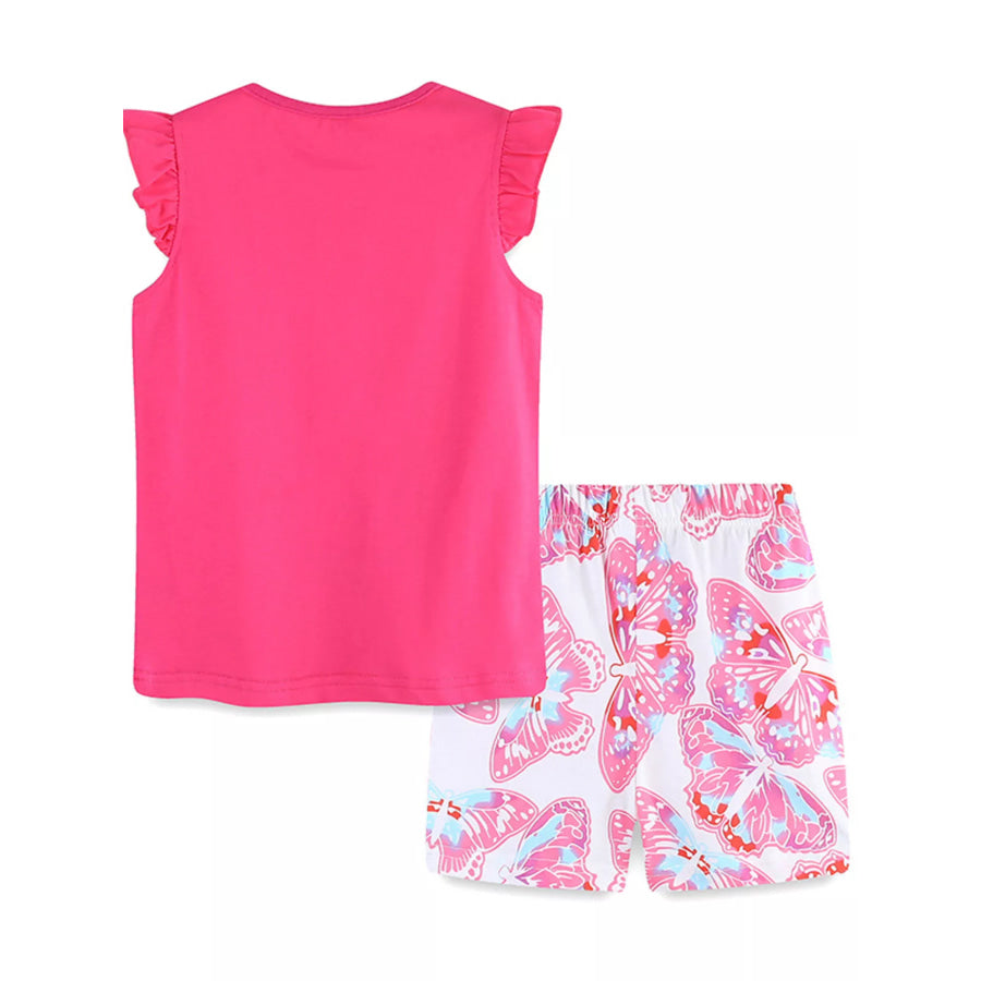 Children’s Butterfly Top and Shorts Set Apparel and Accessories
