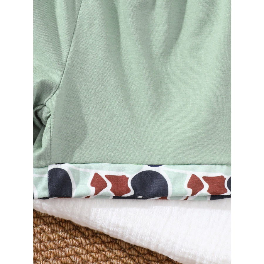 Children’s Button Detail Polo Shirt & Shorts Set Apparel and Accessories