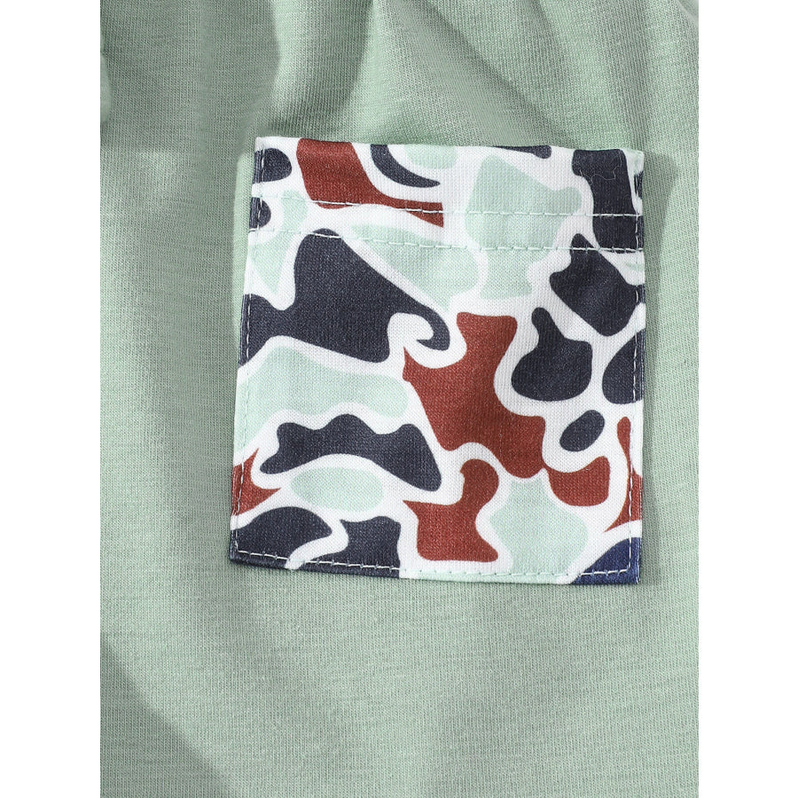 Children’s Button Detail Polo Shirt & Shorts Set Apparel and Accessories