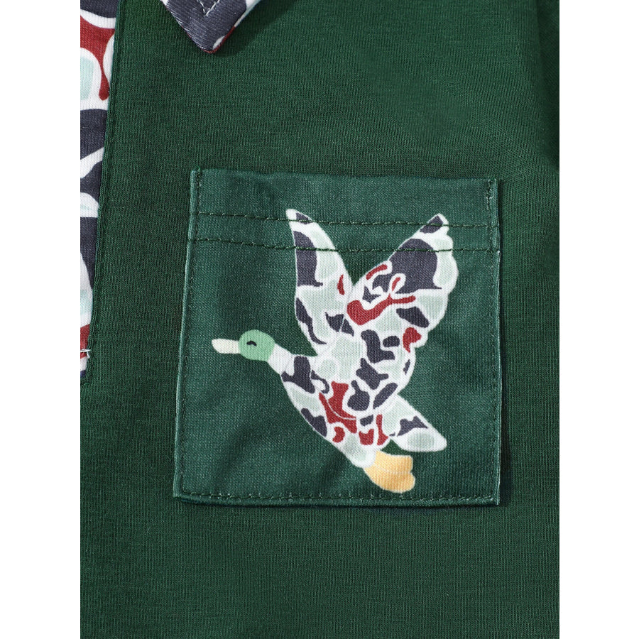 Children’s Button Detail Polo Shirt & Shorts Set Apparel and Accessories