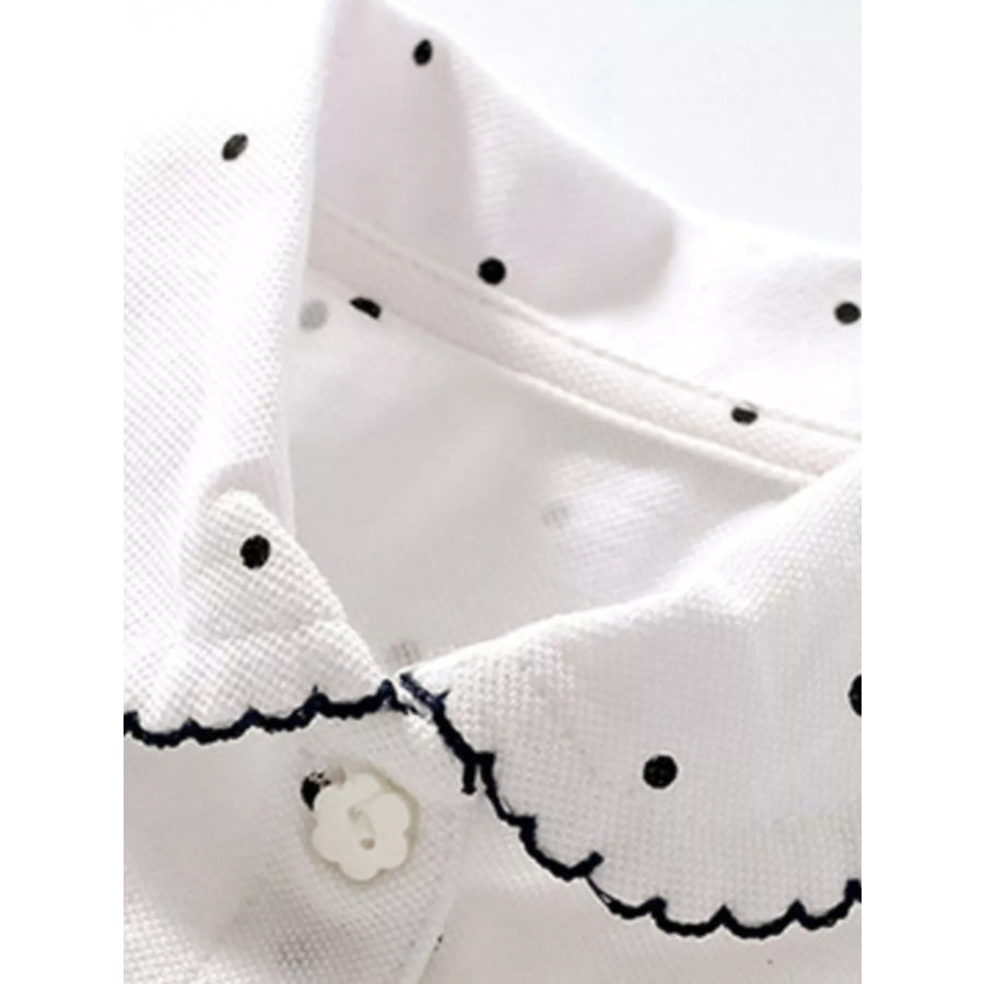 Children’s Button Detail Short Sleeve Polo Apparel and Accessories