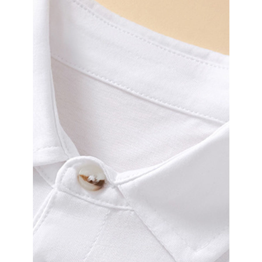 Children’s Button Detail Short Sleeve Polo Apparel and Accessories