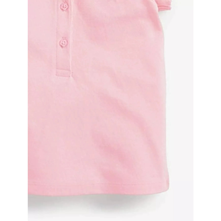 Children’s Button Detail Short Sleeve Polo Apparel and Accessories