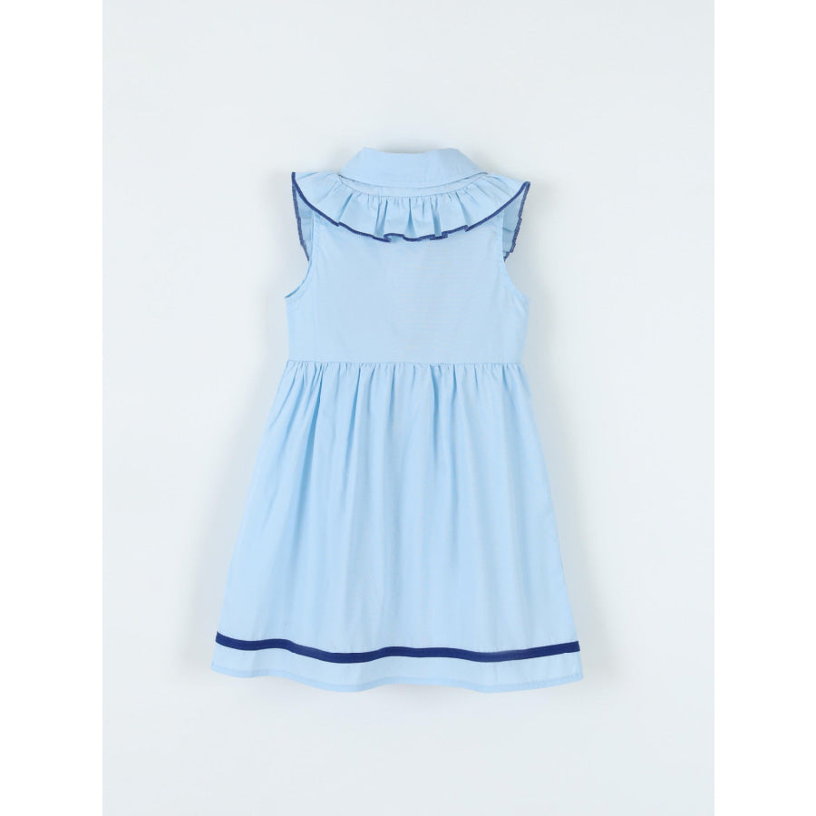 Children’s Button Front Sleeveless Dress Apparel and Accessories